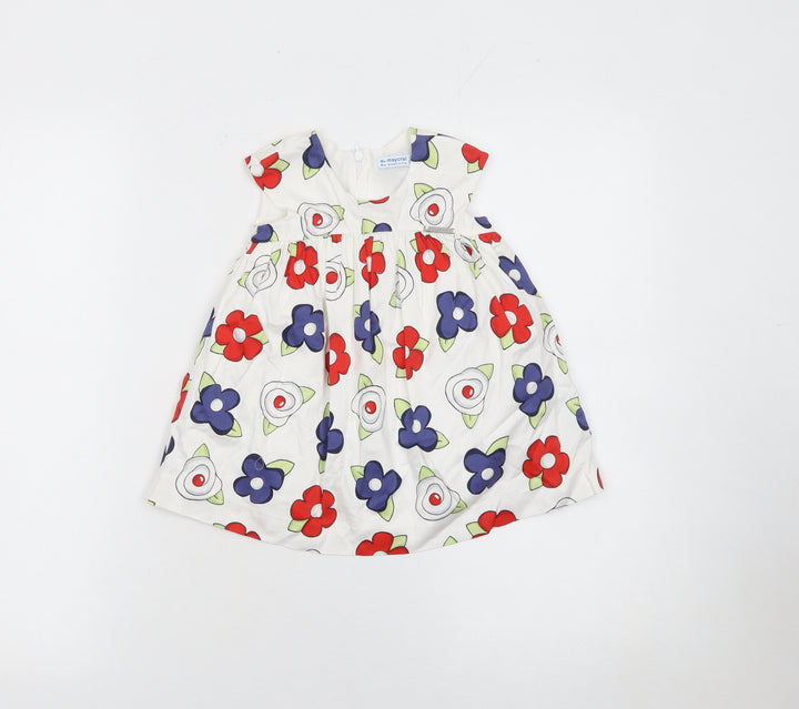 Mayoral Girls Multicoloured Floral A-Line Dress 18 Months