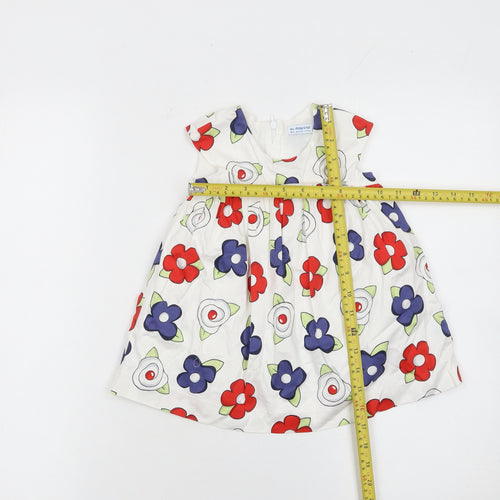 Mayoral Girls Multicoloured Floral A-Line Dress 18 Months