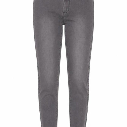 ONLY Women Grey Skinny Jeans M/32 Cotton Blend Stretch Denim