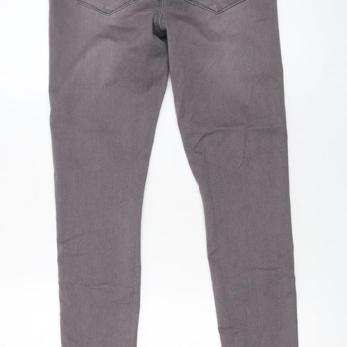 ONLY Women Grey Skinny Jeans M/32 Cotton Blend Stretch Denim