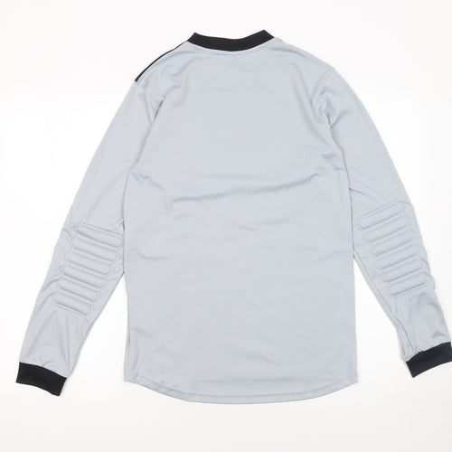 Mitre Men's Grey XS Long Sleeve Football Jersey Top