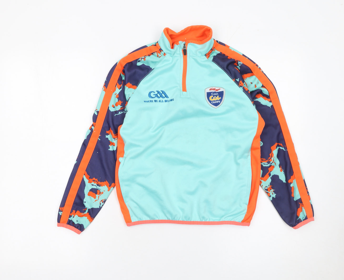 O'Neills Boys Blue 3-4 Years 1/4 Zip Sports Sweatshirt