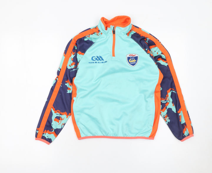 O'Neills Boys Blue 3-4 Years 1/4 Zip Sports Sweatshirt