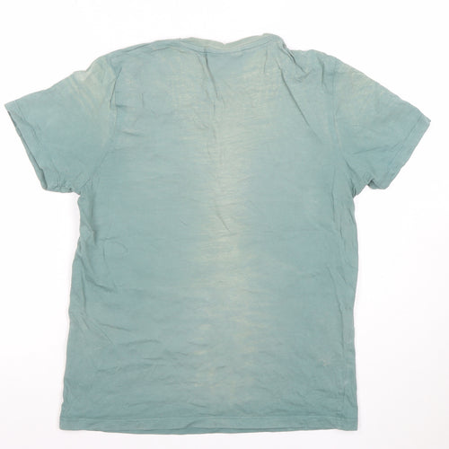 Craghoppers Men's Green Graphic Outdoor Cotton T-Shirt Size S
