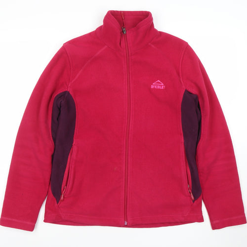 McKINLEY Women's Pink Fleece Full Zip Jacket Size 14