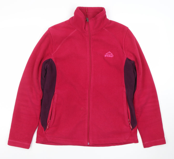 McKINLEY Women's Pink Fleece Full Zip Jacket Size 14
