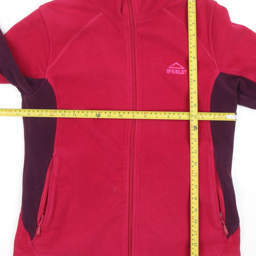 McKINLEY Women's Pink Fleece Full Zip Jacket Size 14
