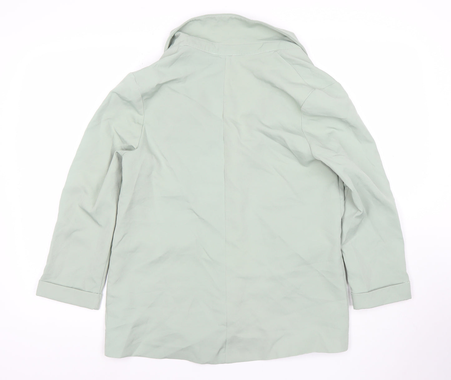 New Look Women’s Green Size 10 Single-Breasted Blazer Jacket