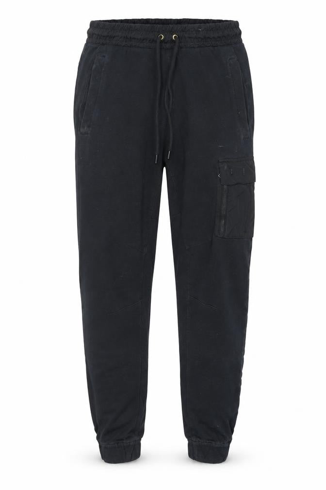 Nike Men's Black Jogger Trousers Small Woven Cotton Blend Activewear