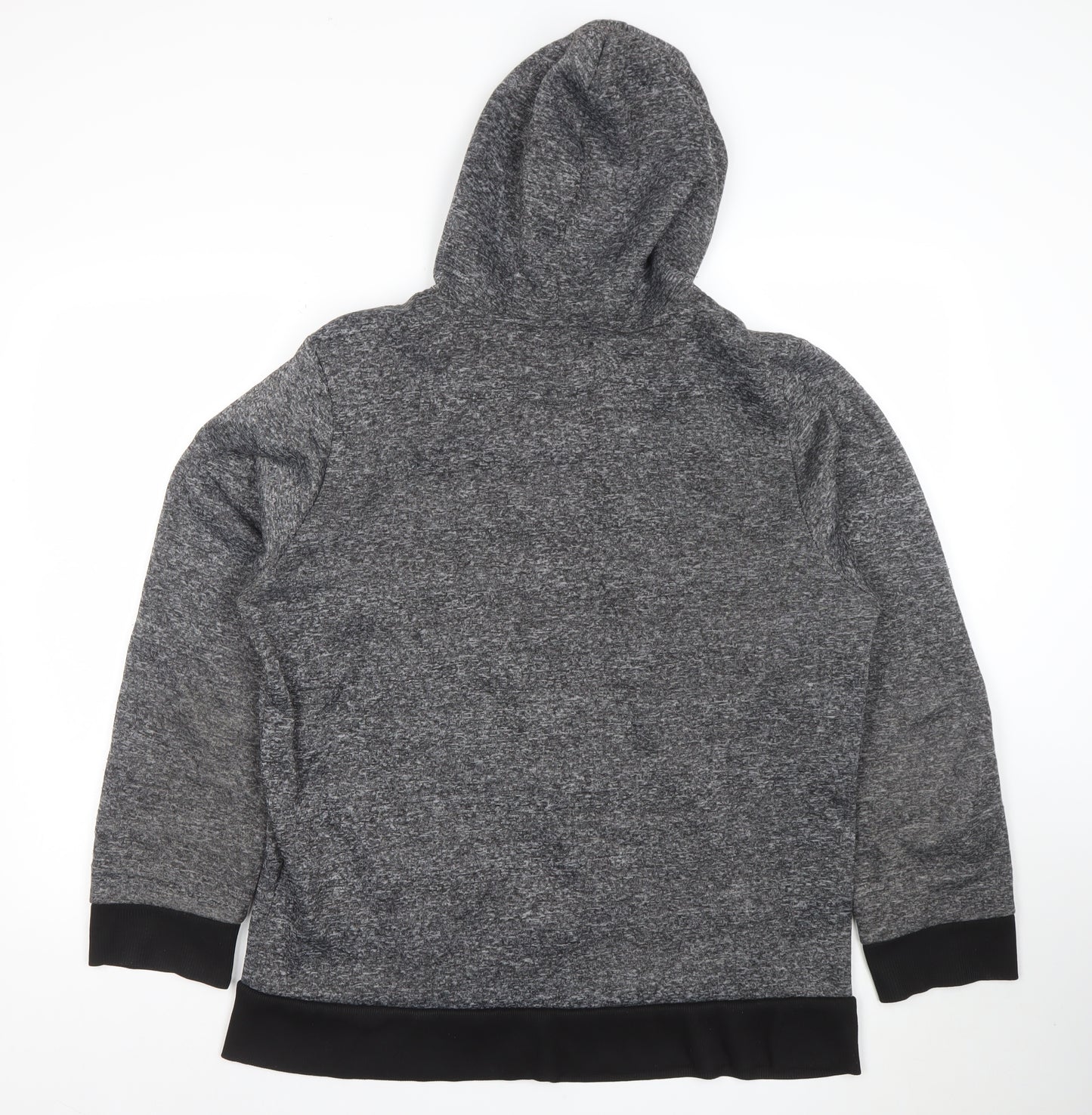 Brooklyn Xpress Men’s Grey Full Zip Hoodie Size L Regular Fit