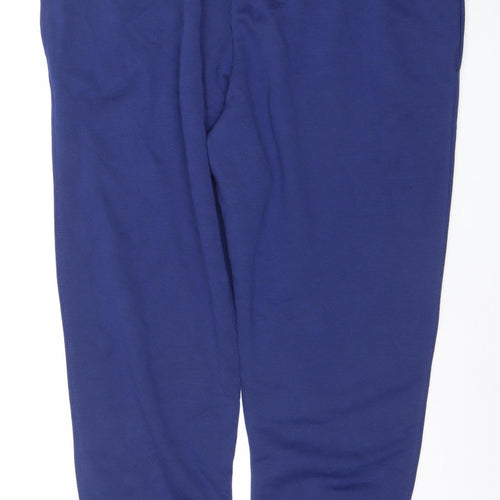 Primark Men Blue Stitch Jogger Trousers Size 2XL Fleece Comfort Fit