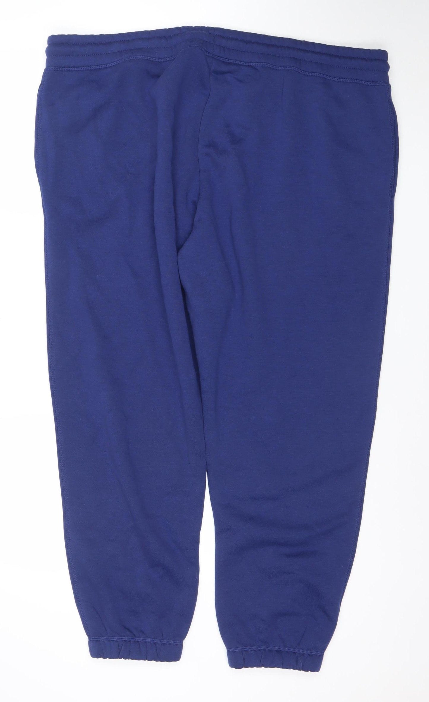 Primark Men Blue Stitch Jogger Trousers Size 2XL Fleece Comfort Fit