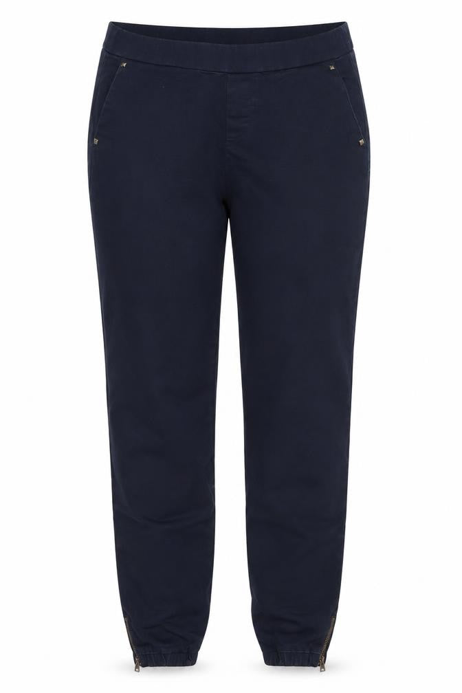No2moro Women Blue Slim Jegging Jeans Size 8 with Stud Accents