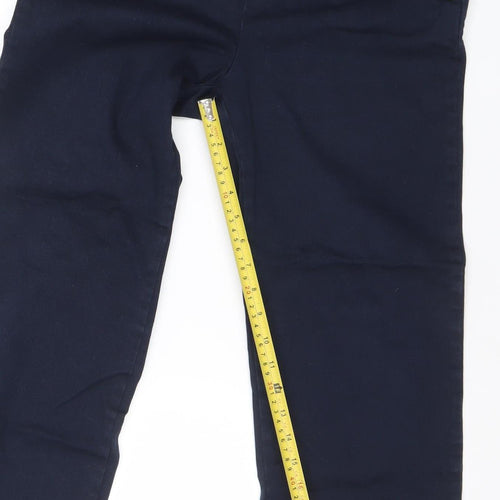 No2moro Women Blue Slim Jegging Jeans Size 8 with Stud Accents