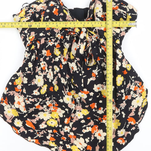 Jane Norman Women's Multicoloured Floral Strapless Camisole Blouse Size 12