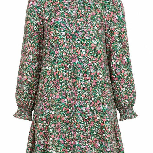 Uniqlo Women’s Multicoloured Floral Midi A-Line Dress XS