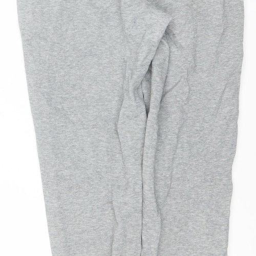 Puma Men Grey Small Jogger Sweatpants Elastic Waist