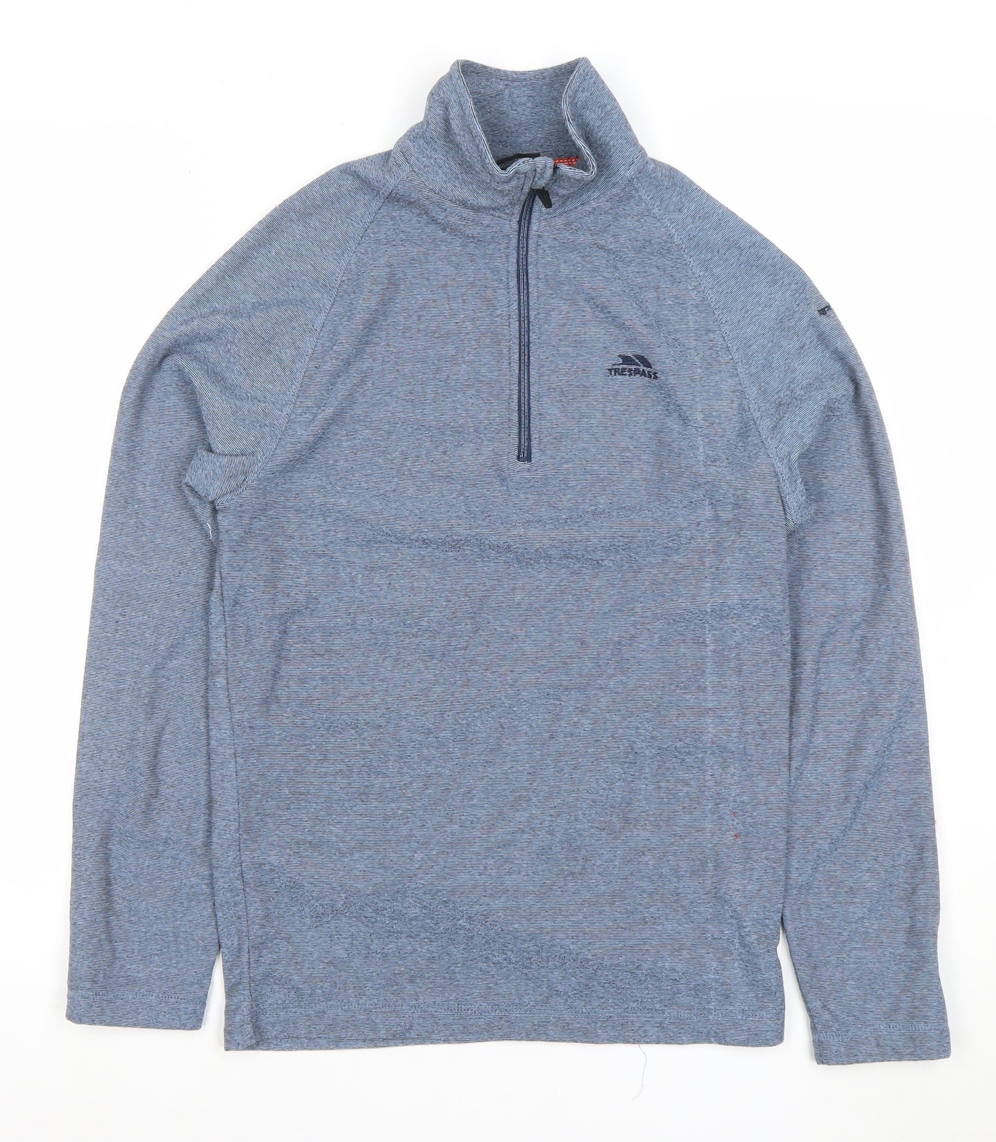 Trespass Men's Blue XS 1/4 Zip Lightweight Pullover Sweatshirt