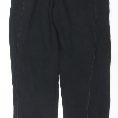 Nike Girls Black Small Jogger Sweatpants with Drawstring Waist