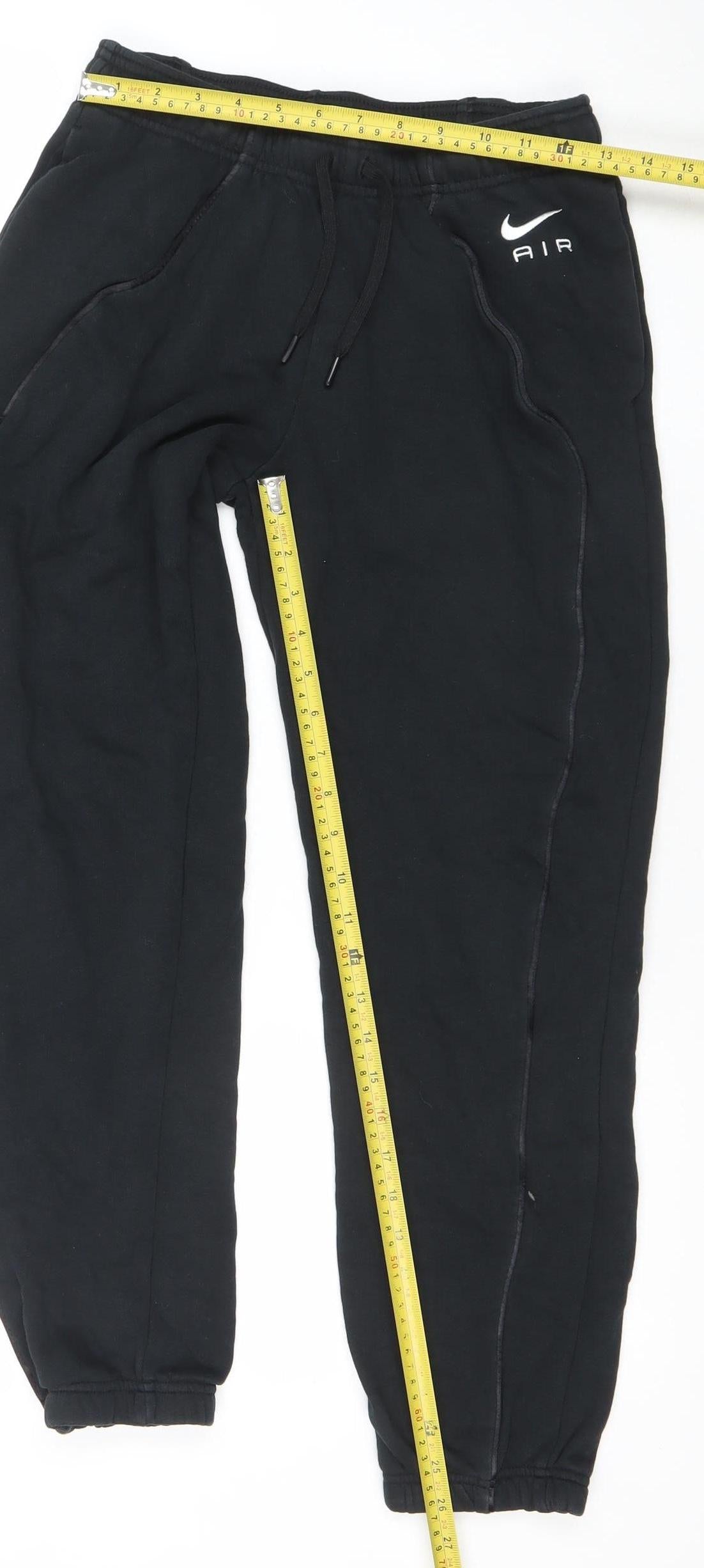 Nike Girls Black Small Jogger Sweatpants with Drawstring Waist