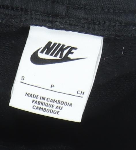 Nike Girls Black Small Jogger Sweatpants with Drawstring Waist