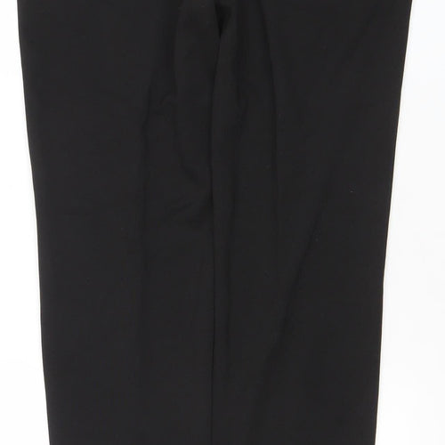 Selected Homme Men's Black Slim Tapered Trousers Size W34 L34 Polyester Blend