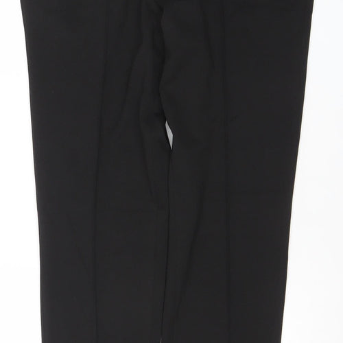 Selected Homme Men's Black Slim Tapered Trousers Size W34 L34 Polyester Blend
