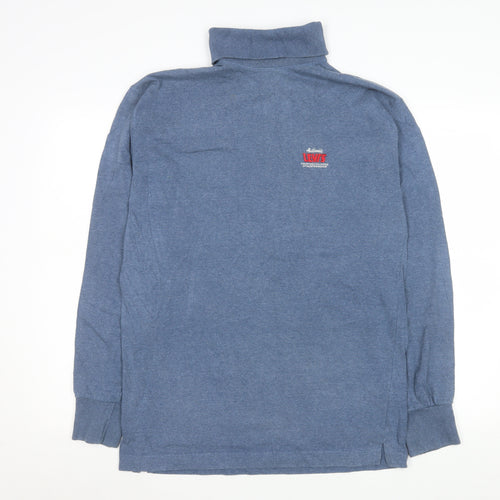 Levi's Men's Blue Long Sleeve Turtleneck Casual Shirt Size L