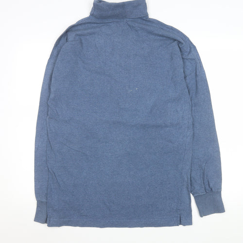 Levi's Men's Blue Long Sleeve Turtleneck Casual Shirt Size L
