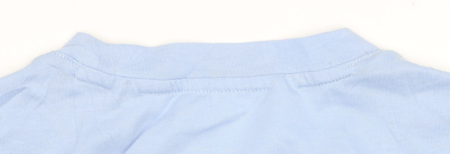 Champion Men's Blue Crew Neck Short Sleeve T-Shirt M