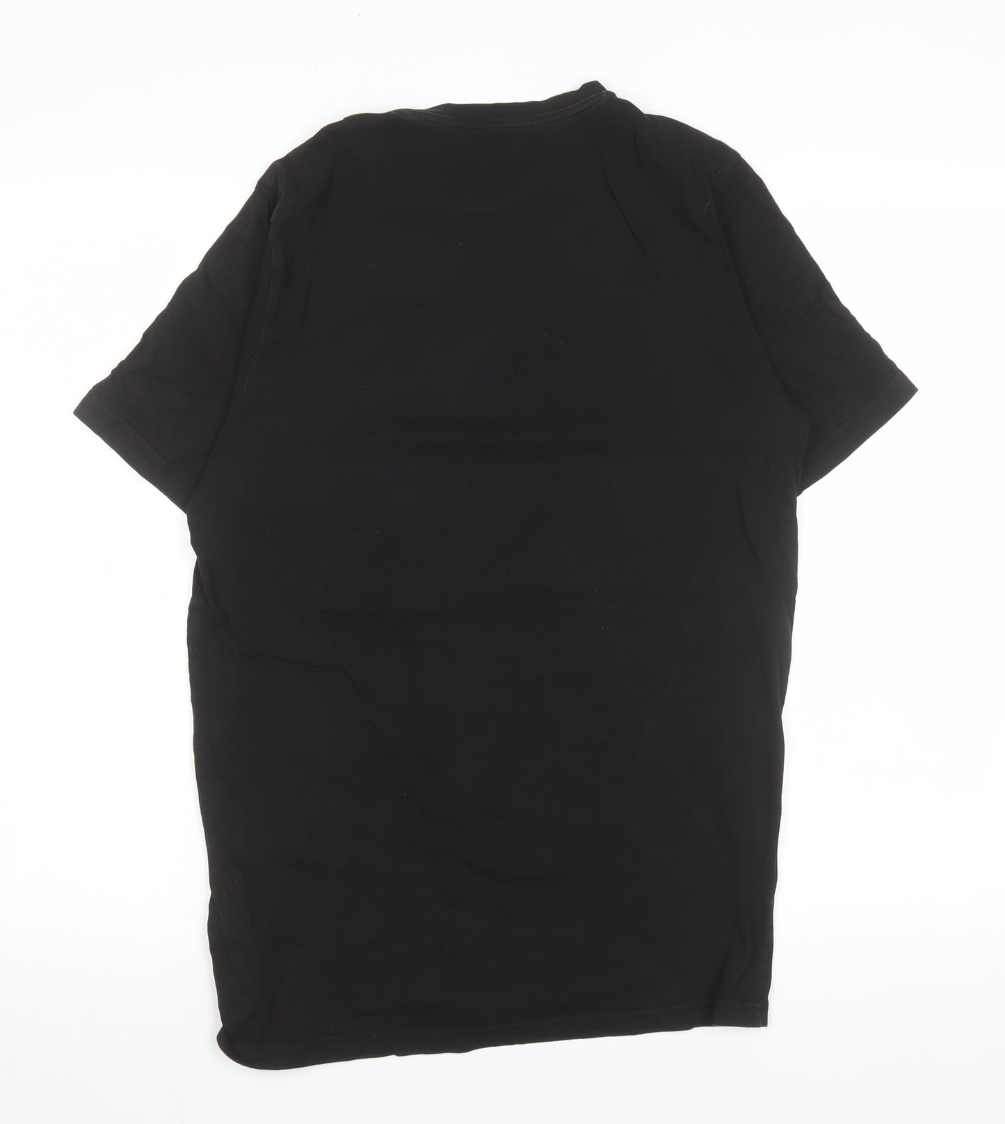 Puma Men's Black Small Graphic Logo Crew Neck Sports T-Shirt