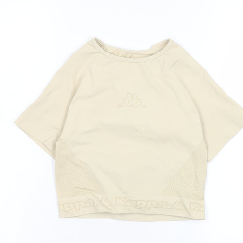Kappa x Primark Women’s Beige Cropped Active T-Shirt XS