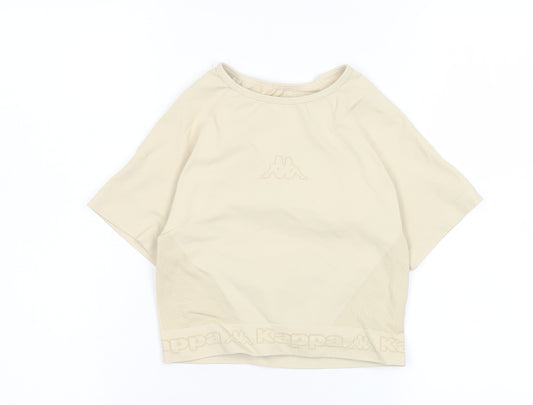 Kappa x Primark Women’s Beige Cropped Active T-Shirt XS