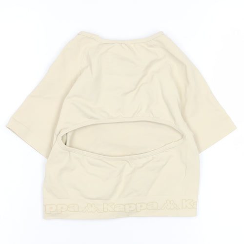 Kappa x Primark Women’s Beige Cropped Active T-Shirt XS