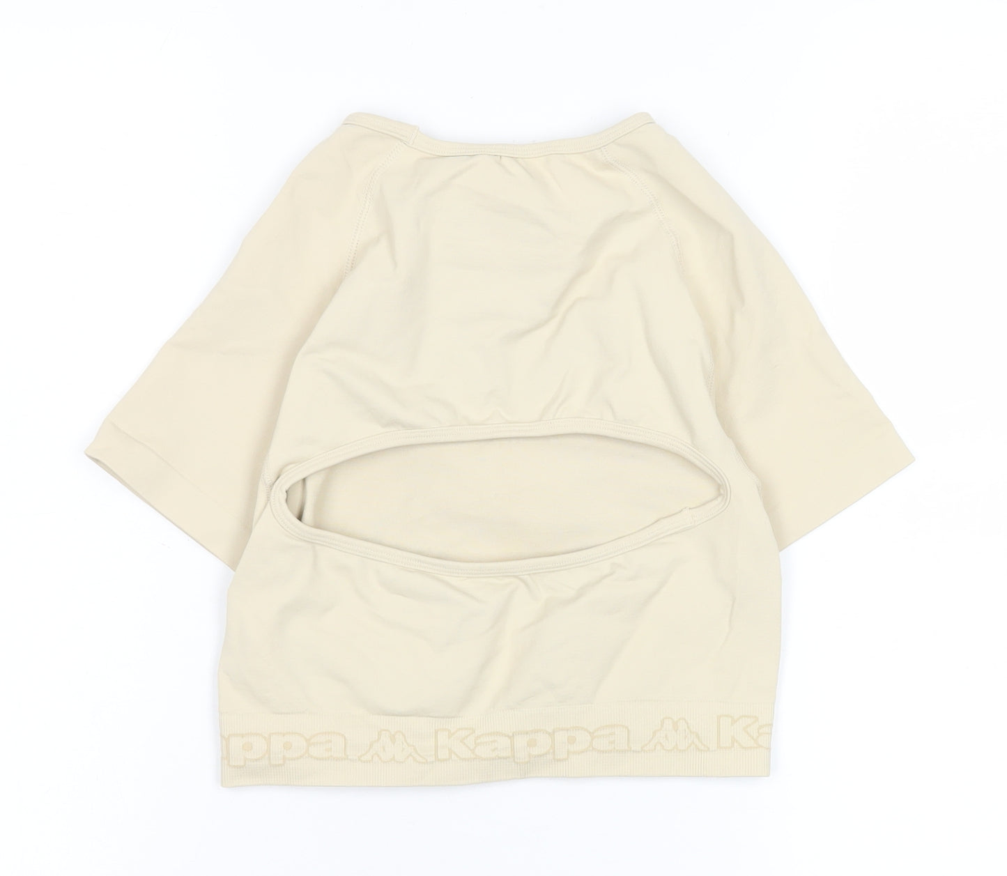 Kappa x Primark Women’s Beige Cropped Active T-Shirt XS