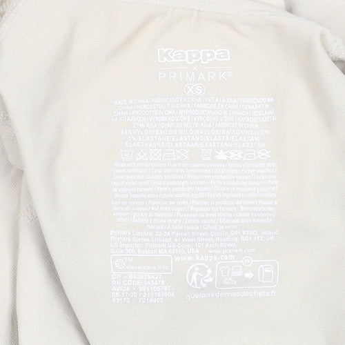 Kappa x Primark Women’s Beige Cropped Active T-Shirt XS