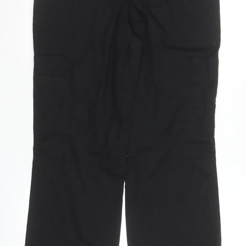 Orange Standard Women's Black Cargo Workwear Trousers Size M