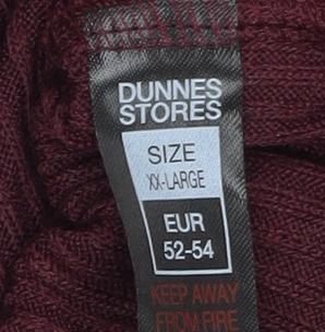 Dunnes Stores Women’s Red 2XL Sleeveless Knit Tank Dress