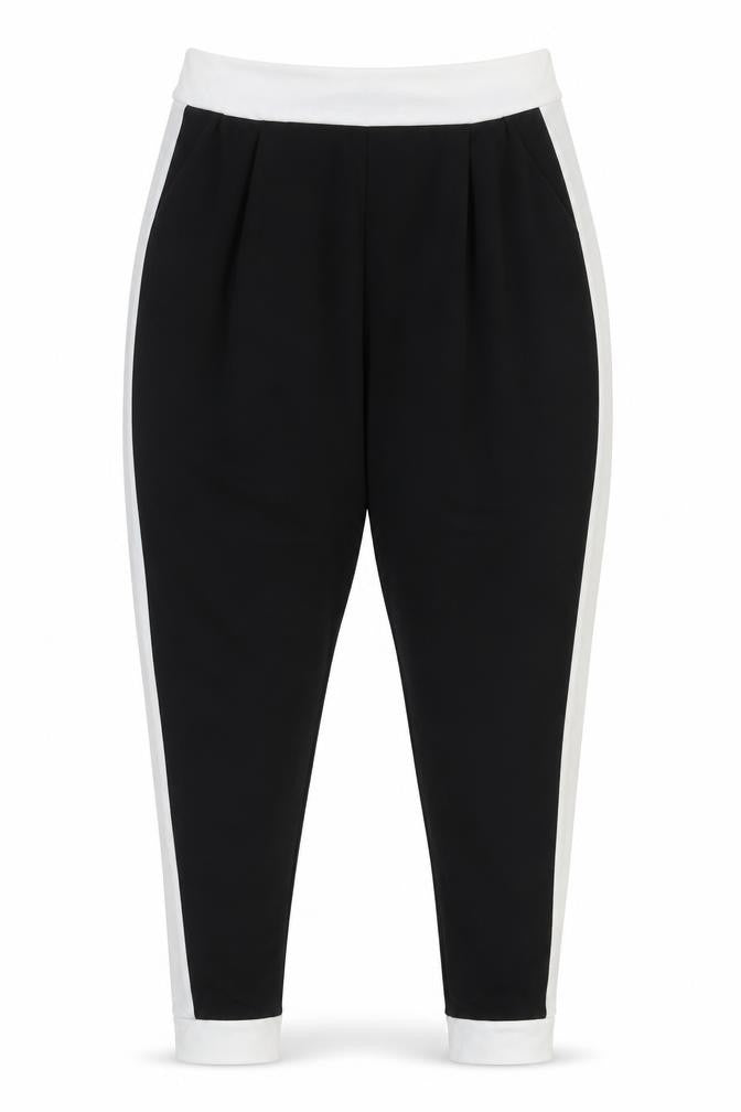 Front view of Razzle Dazzle women’s black, size UK 12, dance leggings