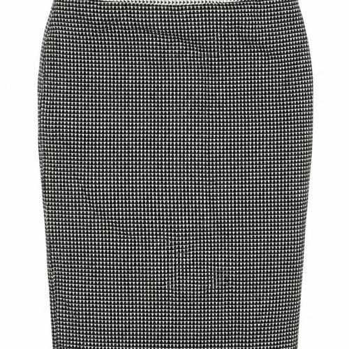 Next Women’s Black Houndstooth Pencil Skirt Size 12 Workwear