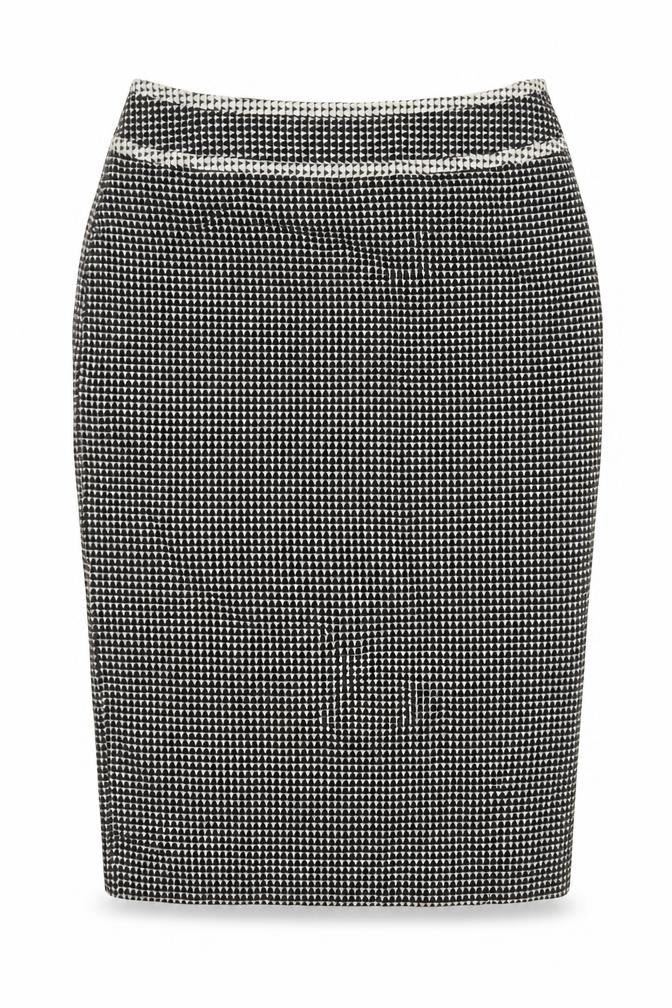 Next Women’s Black Houndstooth Pencil Skirt Size 12 Workwear