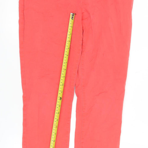 Tu Womens Pink Straight Stretch Jeans Size 12