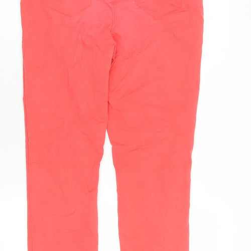 Tu Womens Pink Straight Stretch Jeans Size 12
