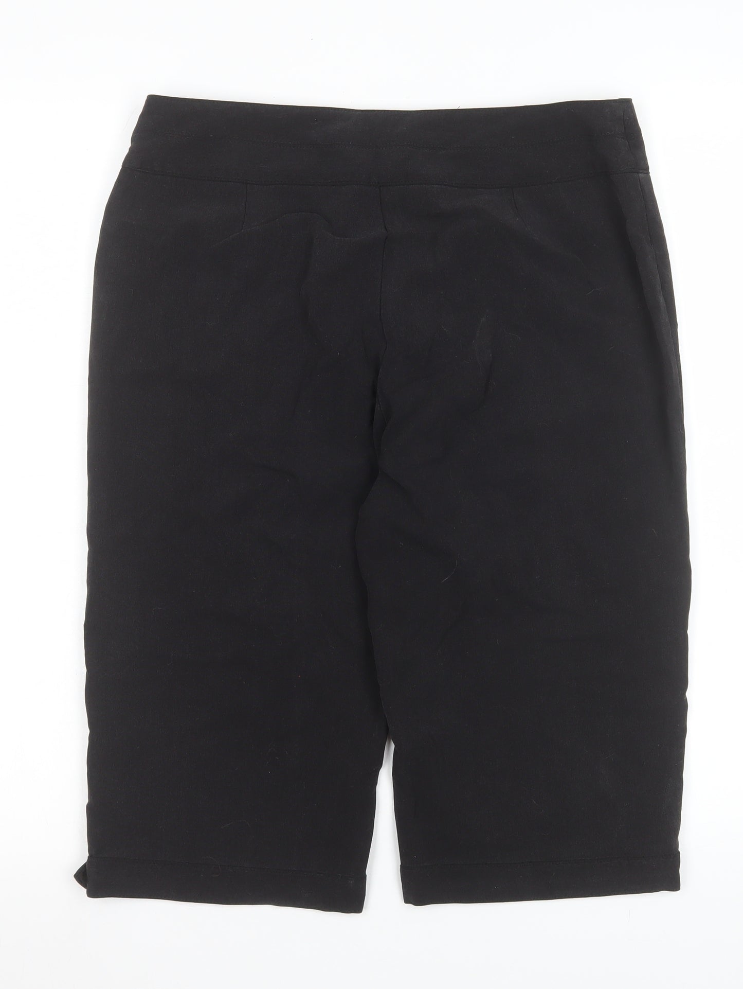 George Women's Black Size 10 Bermuda Shorts with Button Detail