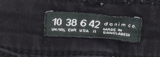 Denim Co. Women's Black Size 10 High Rise Skinny Jeans