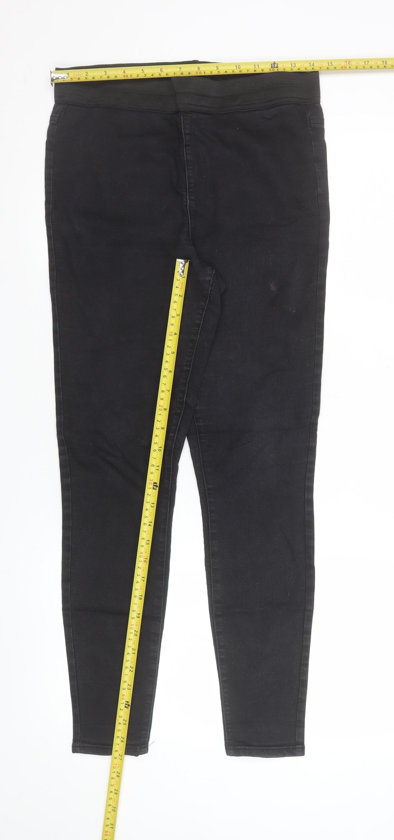 Papaya Women’s Black Jegging Jeans Size 10 Stretch Cotton Blend