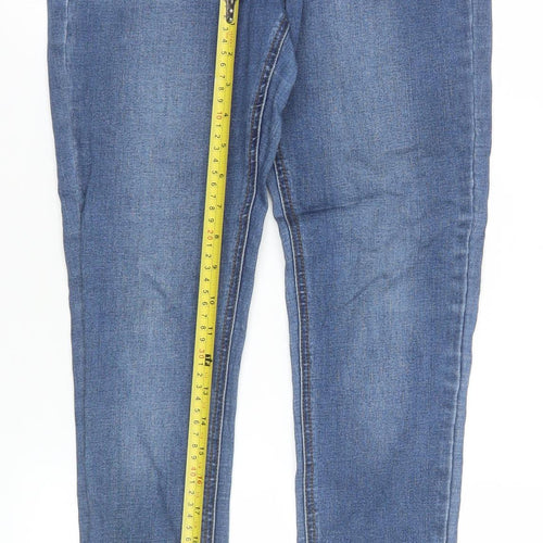 Nutmeg Women’s Blue Skinny Jeans Size 10 Slim Fit Denim