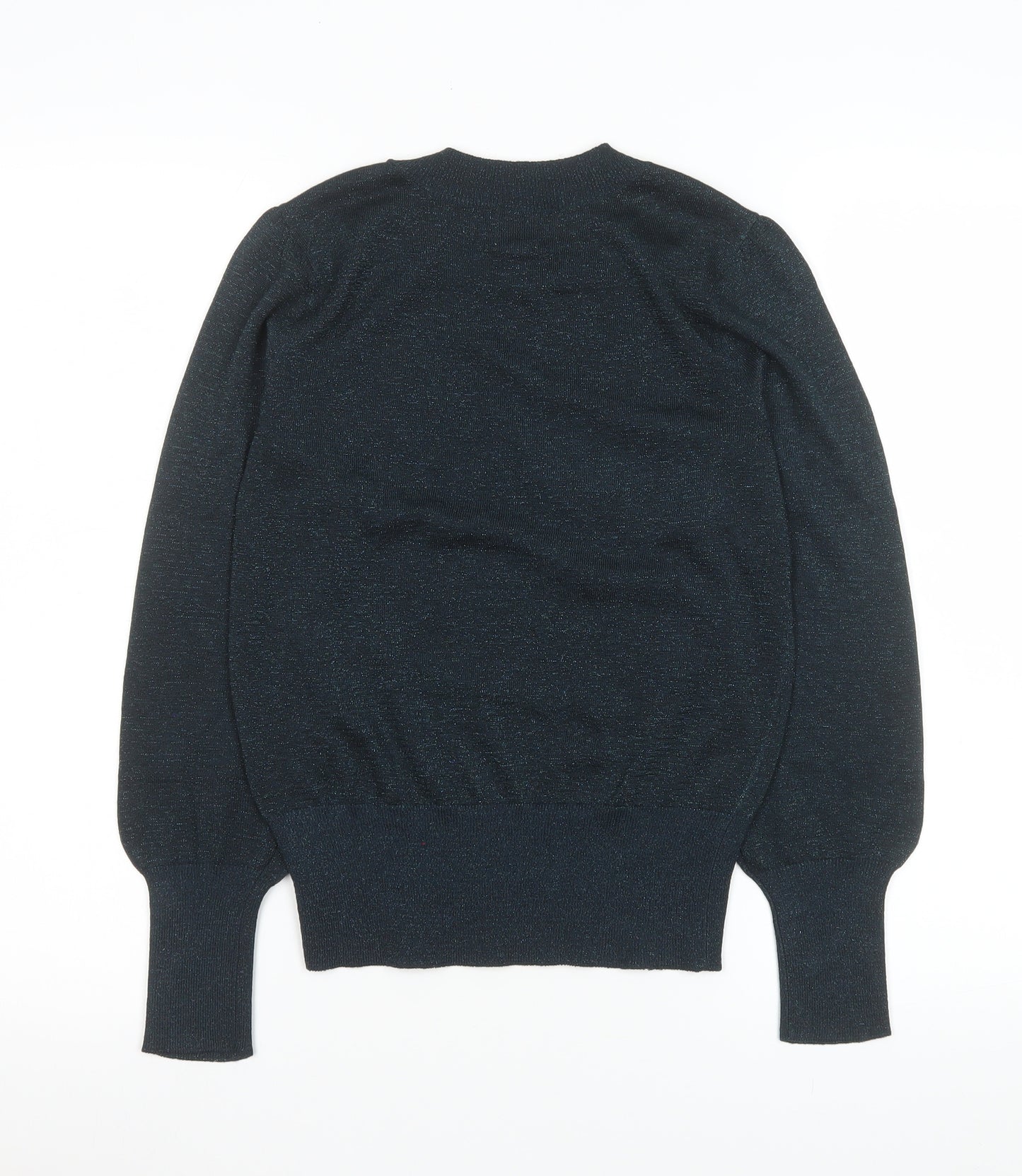 H&M Women’s Black XS Crew Neck Long Sleeve Knit Jumper