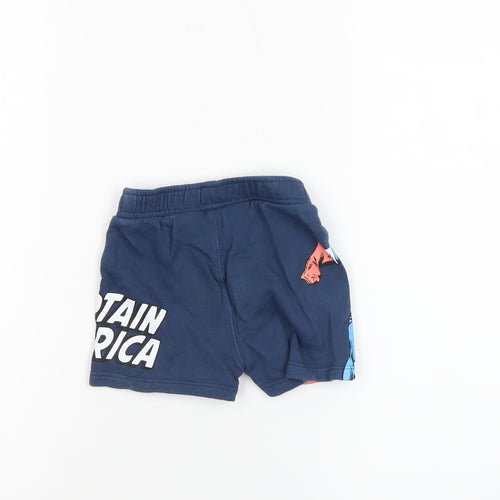 Zara Marvel Captain America Blue Shorts 18 Months Unisex Baby