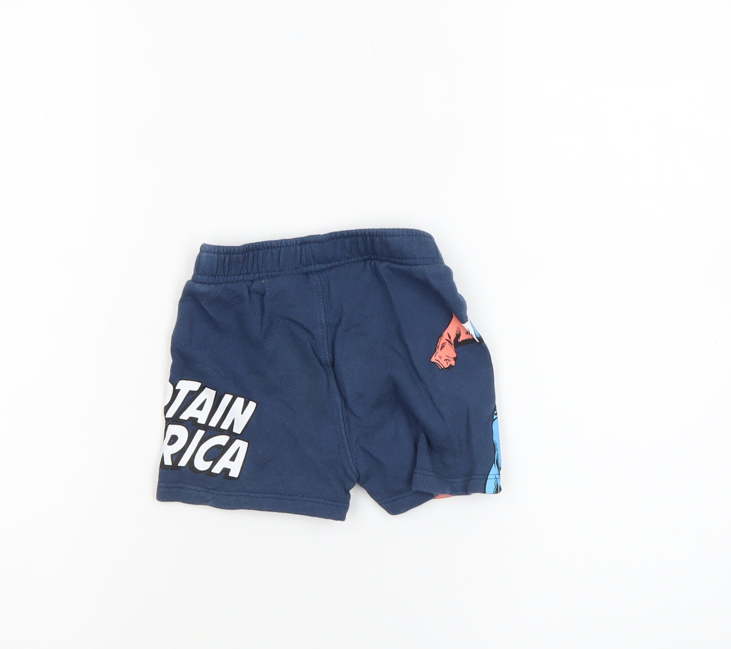 Zara Marvel Captain America Blue Shorts 18 Months Unisex Baby